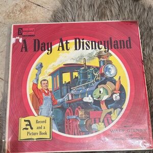 A Day At Disneyland Record and Picture Book